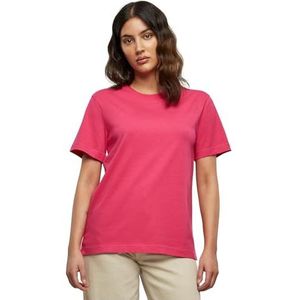 Build Your Brand Everyday Tee T-shirt voor dames, Hibiscus spink, L