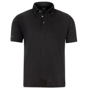 Trigema - TRIGEMA Business-Poloshirt - Zwart - Korte Mouwen - 100% Katoen