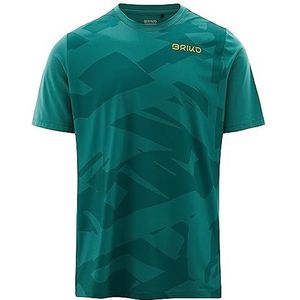 Briko Adventure Camo Jersey T-shirt voor heren, Green Sherwood, 3XL