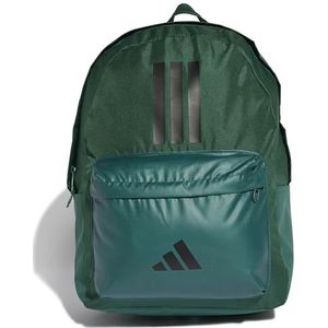 adidas Uniseks-Volwassen CLASSIC THREE STRIPES BACKPACK BACK TO SCHOOL, collegiate green/black, One Size