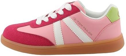 TOM TAILOR - Sneakers - Lichtgroen Rosa Pitaja Roze Wit