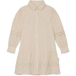 Noppies Nauvoo meisjesjurk met lange mouwen, Beige/Huid - P873, 122