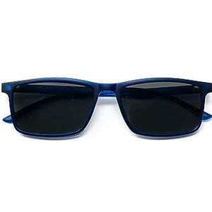 Gian Marco Venturi Clip On leesbril, blauw, standaard volwassenen, Blauw, Eén maat