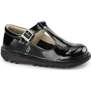 Kickers Kick TPatent Youth Mary Jane lage schoenen voor meisjes, zwart, 25 EU