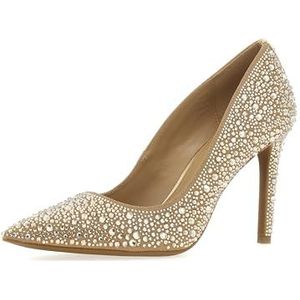 Michael Kors Alina Flex High Pump, damesschoen met hak, gouden schoppen, 39.5 EU