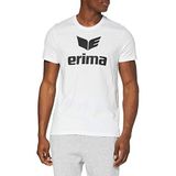 Erima uniseks-volwassene Promo T-shirt (208341), wit, M
