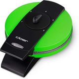 Cloer - 1627 Wafelijzer - Groen - Antiaanbakcoating - Traploos Instelbare Bruiningsgraad