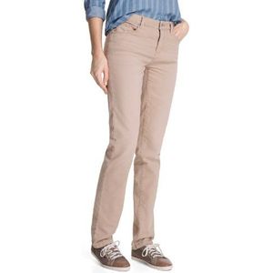 ESPRIT Jeans met rechte pijpen, in leuke kleuren met rechte pijpen, grijs (Desert Stone), 26W x 34L