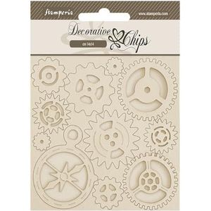 Stamperia SCB241 Decoratieve chips, bruin, 14 x 14 x 0,1 cm