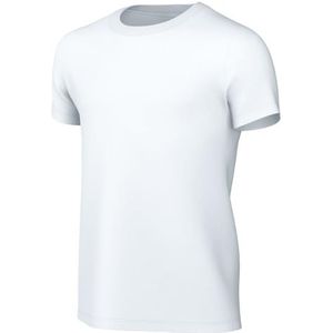 Nike Jongens Shirt Kids Ss Crew Nby, wit, DM6922-100, XL