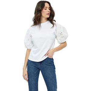 Peppercorn Dames Naomi Ballon Mouw Top, Wit, XXL, Kleur: wit, XXL