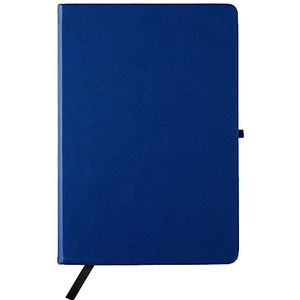 Executive A5 Notebook Nieuw gevoerd Hardback Journal met Pen Loop,196 pagina, elastische sluiting en lint Marker Kladblok Opmerking Book Notes Pad (Marine)