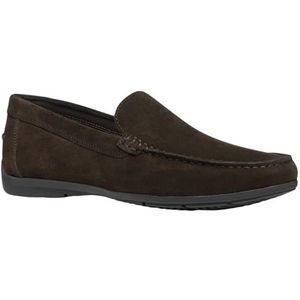 Geox Heren U SIRON A Moccasin, Dark Brown, 43,5 EU, donkerbruin, 43.5 EU