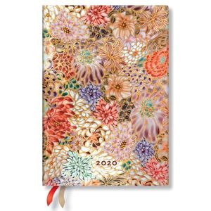 Paperblanks 12 Maanden Dagboeken 2020 Kikka | Verticaal | Midi (130 × 180 mm)
