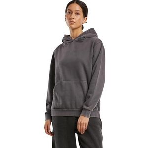 Build Your Brand Dames hoodie vintage heavy hoody, casual dameshoodie in gewassen design, maten XS - 5XL, magnet, S