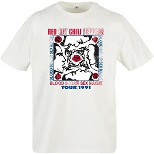 Mister Tee Heren Red Hot Chilli Peppers Oversize Tee XXL Ready for Dye, Ready For Dye, XXL