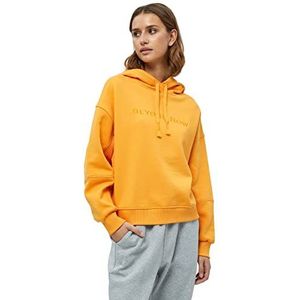 Beyond Now Brielle GOTS Hoodie | Oranje Sweatshirts voor Dames UK | Lente Trui voor Dames | Maat L