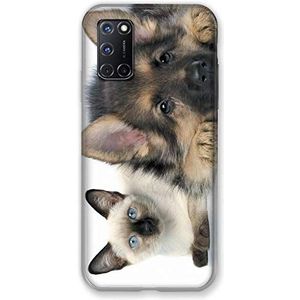 Beschermhoes voor Oppo A72 hond en kat.