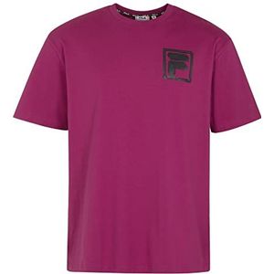 FILA Heren TURGUTLU Boxy Tee T-Shirt, Wild Aster, XL