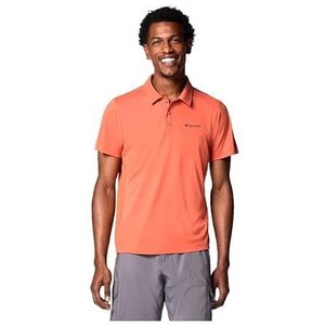 Columbia Men's Zero Rules Light Polo, Technical Polo Shirt, Tuscan, XXL