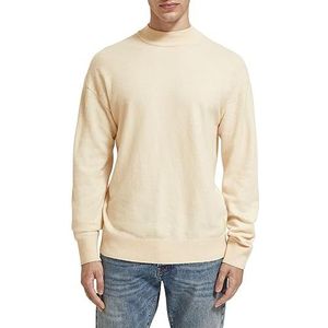 Scotch & Soda Herentrui, basic mock in gerecyclede polyester mix, Light Camel 1566, XXL