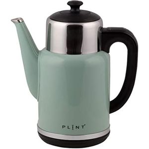 PLINT Leaf color Kettle - 1.7 Litre Capacity - Double Wall Hot Water Kettle for Tea and Coffee - Fast Boil - 1500W Cordless Electric Kettle - BPA Free -Dry Protection - Anti Slip 360° base Kettle