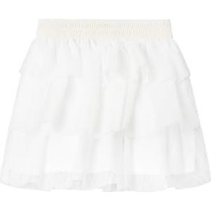 NAME IT Nbfbetrille tule rok voor babymeisjes, wit (bright white), 50