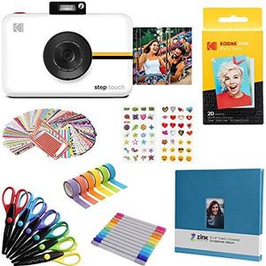 KODAK Step Touch Instant camera met lcd-touchscreen, 3,5 inch (wit) albumset
