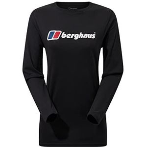 Berghaus Dames boyfriend Big Classic Logo T-shirt met lange mouwen (Pack van 1)