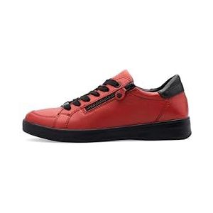 ARA OSAKA Lowcut sneakers voor dames, Chilli Zwart, 40 EU