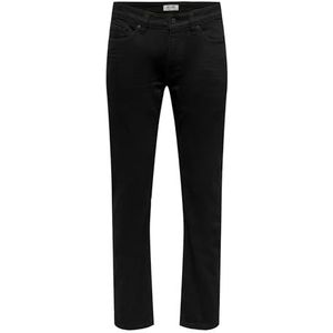 ONLY & SONS Men's ONSWEFT REG 2956 Jeans NOOS Pants, Black Denim, 29/32, zwart denim, 29W x 32L