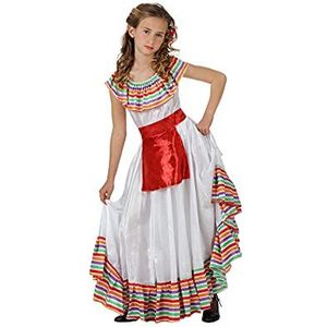 Atosa -19636 Mexicaans kostuum, kinderen, uniseks, 19636, wit, 5 en 6 jaar