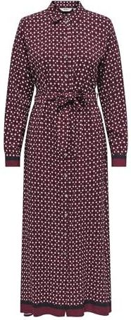 ONLY Blousejurk 'ONLVEDA'  rood / zwart / wit