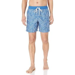 Amazon Essentials Men's Sneldrogende zwembroek met binnenbeenlengte van 18 cm, Licht Blauw, XL