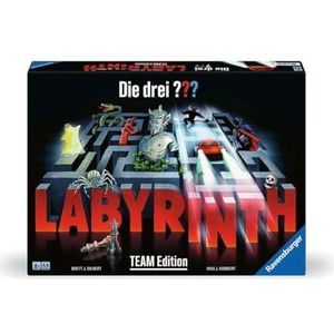 Ravensburger 22685 - Die drei ??? Labyrinth - Team Edition - Die kooperative Variante des Spieleklassikers für 2-4 Personen ab 8 Jahren mit Justus Jonas, Peter Shaw und Bob Andrews