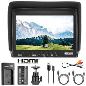 Neewer - F100 - Cameramonitor - 7 inch - HD-videoondersteuning - 1080p