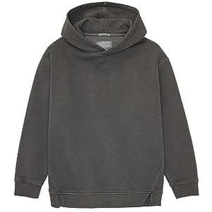 TOM TAILOR Oversized hoodie voor meisjes met print op de rug, 29476-coal grey, 152 cm