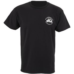 DW Drum Workshop T-shirt met korte mouwen, zwaar katoen, zwart met DW Logo, XXXL