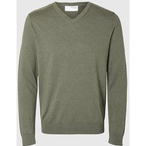 SELECTED HOMME Gebreide trui met V-hals voor, Kalamata, L