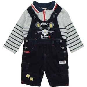 Lee Cooper Baby Jongens Ensemble, Zwart, 6 Maanden, Zwart, 6 meses