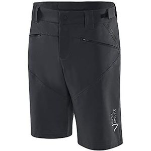 Black Crevice MTB-broek voor heren, fietsbroek voor heren, waterafstotend en sneldrogend, duurzame en ademende mountainbikebroek met aangename voering, zwart, XL