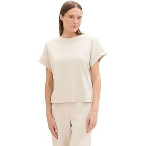 TOM TAILOR T-shirt voor dames, 12365 - Dusty Beige, XXL
