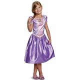 Disney Princess Rapunzel kostuum officieel Disney-kostuum, verkrijgbaar in de maten XS, S, M, voor meisjes van 3 tot 8 jaar