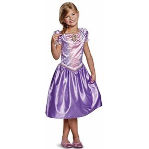 Disney Princess Rapunzel kostuum officieel Disney-kostuum, verkrijgbaar in de maten XS, S, M, voor meisjes van 3 tot 8 jaar