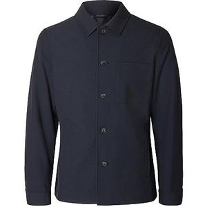 SELECTED HOMME Male Blazer Hybrid, Dark Sapphire, S