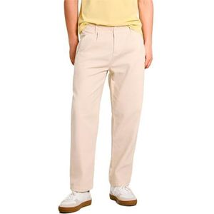 Pepe Jeans Relaxed Comfort broek voor heren, Beige (ivoorwit), 28W