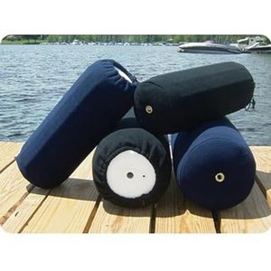 Taylor Made 12 oz. Polyester Blizzard Fleece Spatbord Cover voor Big B Center Rope Tube Style Fenders, 10 ""x 26"", Zwart - 2020108387
