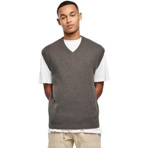 Urban Classics Heren Knit Slipover Sweater, Darkshadow, XXL