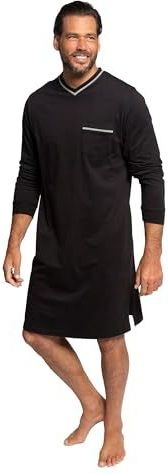 JP 1880 - Nachthemd - Zwart - Grote Maten - XL