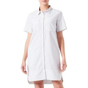 Armor Lux Erfgoed gestreepte jurk, wit/Caccia, 34